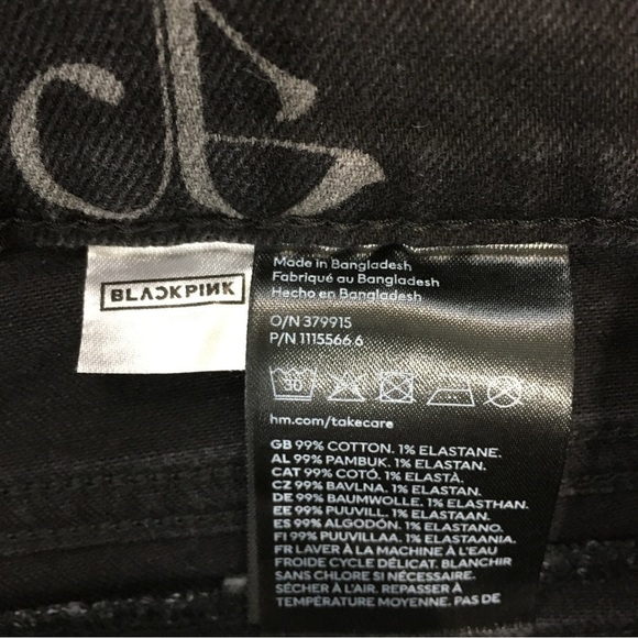 NEW BLACKPINK X H&M Mid Rise Flare Jeans - Picture 9 of 16